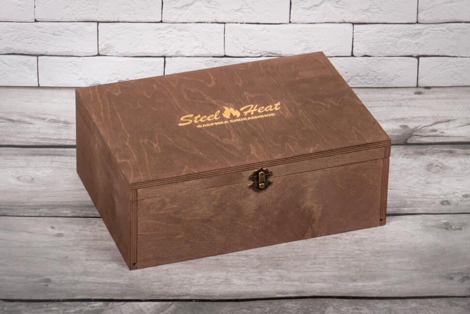 Подарочный набор SteelHeat PREMIUM BOX ALBA Белый + деревянная коробка + стартовый комплект