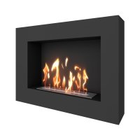 Биокамин SteelHeat WALL GRAND 900 черный