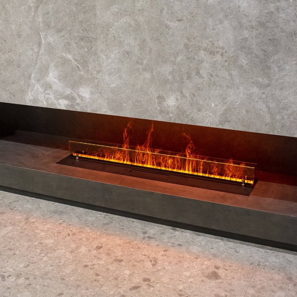 Электрический паровой очаг Schones Feuer 3D FireLine 1200 черный