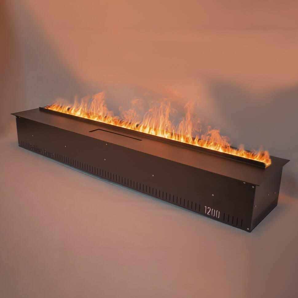 Электрический паровой очаг Schones Feuer 3D FireLine 1200 черный