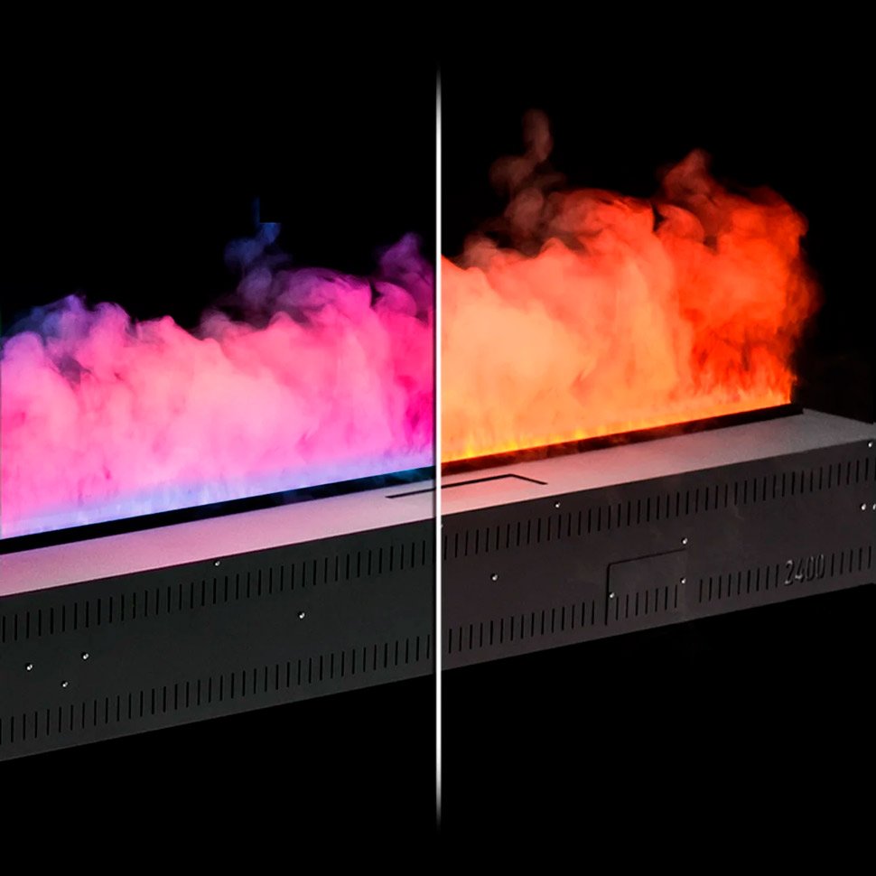 Электрический паровой очаг Schones Feuer 3D FireLine 1200 черный