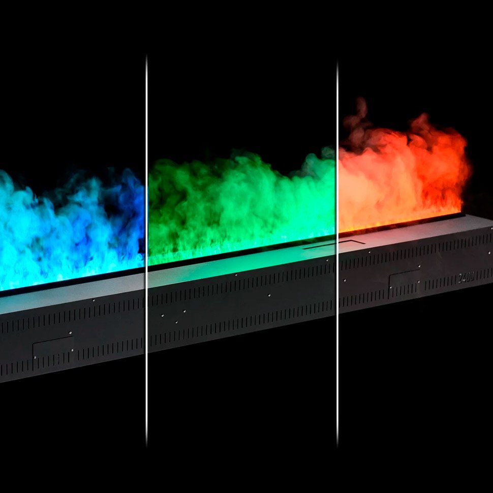Электрический паровой очаг Schones Feuer 3D FireLine 1200 черный