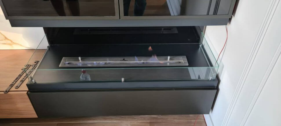 Фронтальный биокамин Firezo Estremita 1400, стандарт