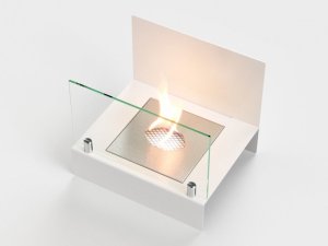 Биокамин настольный Lux Fire Афиша М (белый)