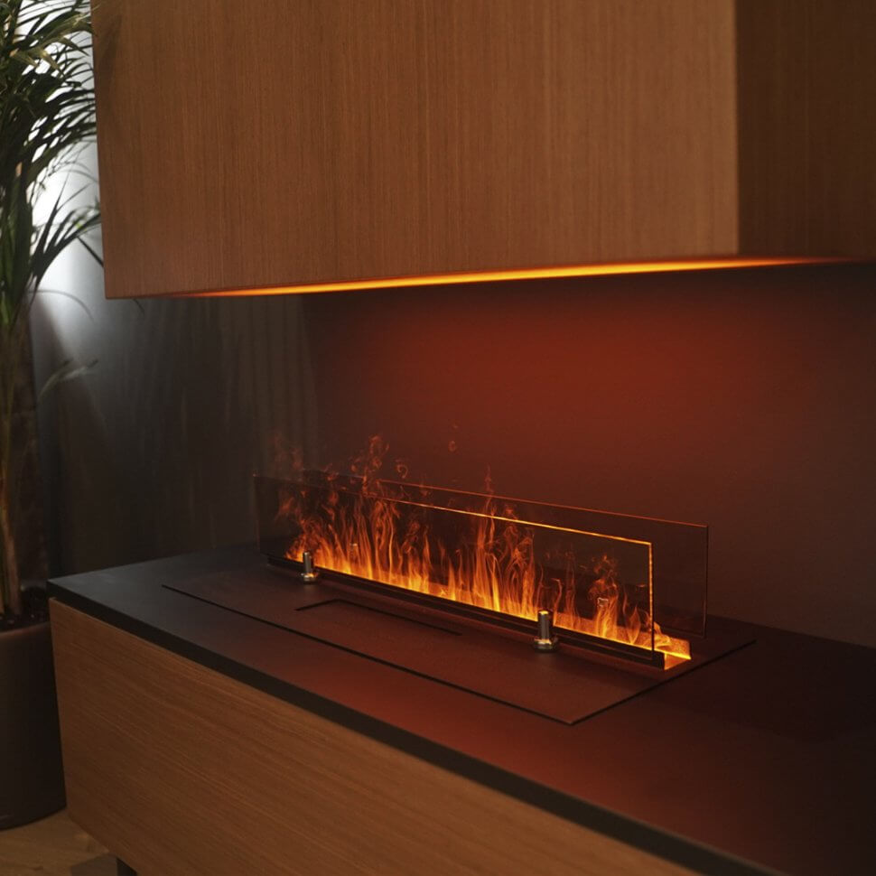 Электрический паровой очаг Schones Feuer 3D FireLine 600 PRO черный