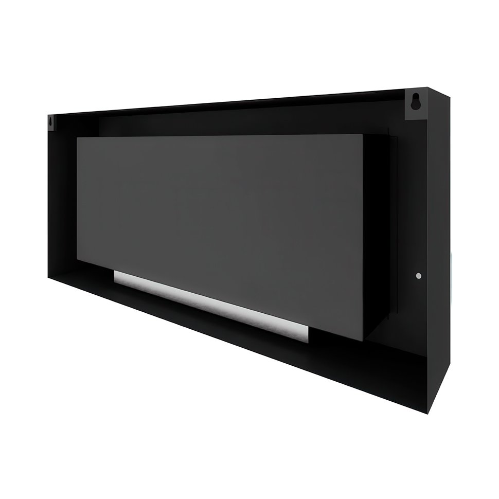 Биокамин SteelHeat WALL LONG 1200 черный