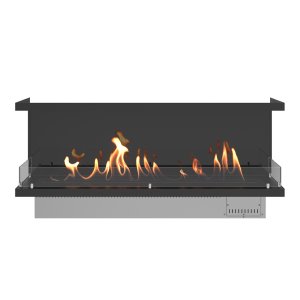 Автоматический фронтальный биокамин SteelHeat PREMIUM 1400