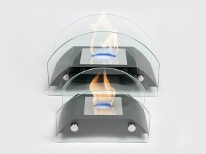 Биокамин Lux Fire Мост М черный