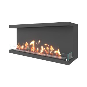 Биокамин фронтальный SteelHeat LONG 1300
