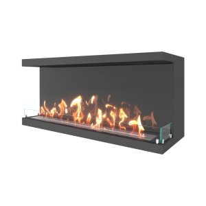 Биокамин фронтальный SteelHeat LONG 1300