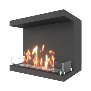 Биокамин фронтальный SteelHeat LONG 700