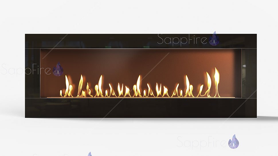 Биокамин встраиваемый SappFire Mercury Stemalit 1200