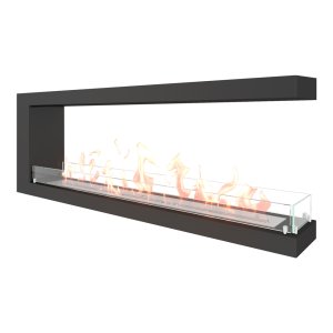 Биокамин торцевой SteelHeat LONG 1300