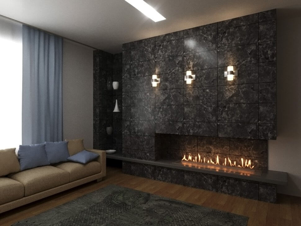 Автоматический биокамин Lux Fire Smart Flame 2000 RC