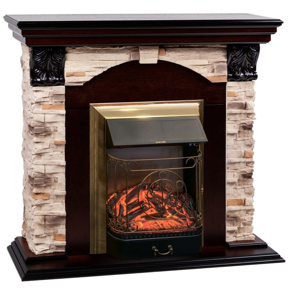 Электрокамин RealFlame Dublin Rock STD/EUG AO Majestic Lux BR S