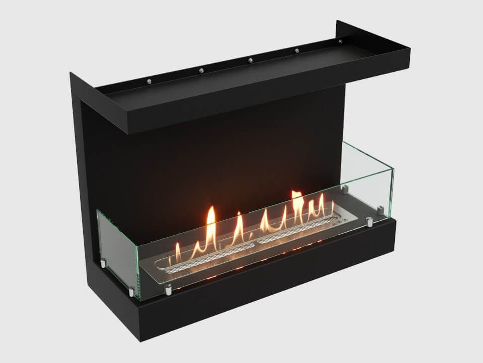 Встроенный биокамин Lux Fire Фронтальный 640 S