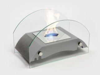 Биокамин настольный Lux Fire Мост S (серебро)