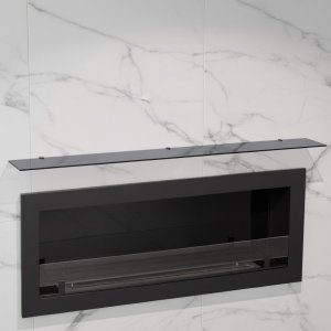 Стеклянная полка для биокамина Gray 1400