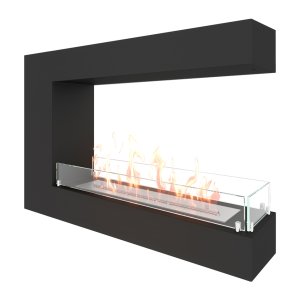 Биокамин торцевой SteelHeat GRAND 700