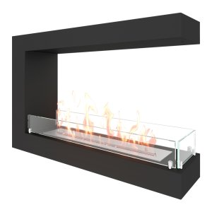 Биокамин торцевой SteelHeat GRAND 800