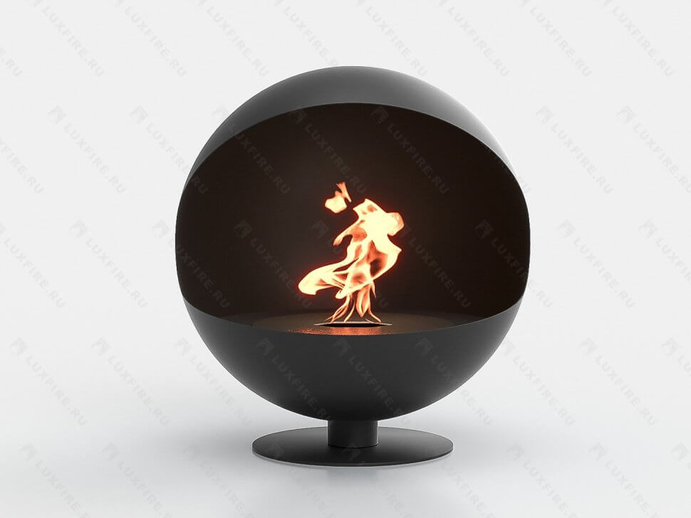 Вращающийся настольный биокамин Lux Fire Джоник