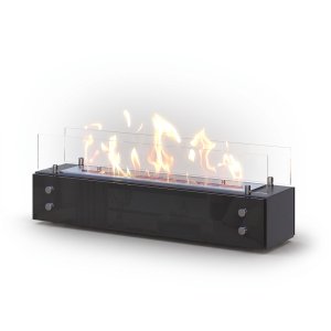 Настольный биокамин SteelHeat PANORAMA 700 черный