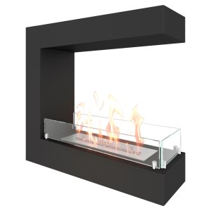 Биокамин торцевой SteelHeat GRAND 600