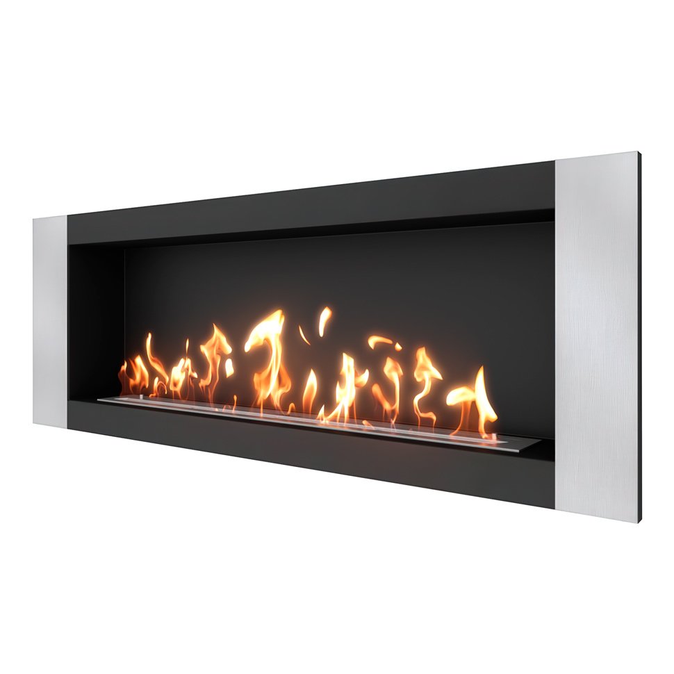 Биокамин встраиваемый SteelHeat LONG-V 1500 XL Биокамин встраиваемый SteelHeat LONG-V 1500 XL